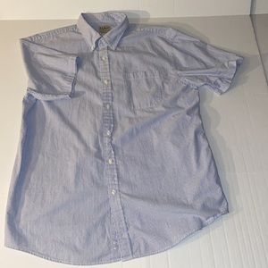 L. L. Bean Men’s XL Reg Short Sleeve Button Down Shirt